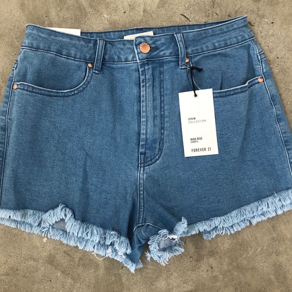 Soft denim shorts